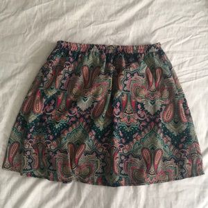 Colorful High-waisted Skirt